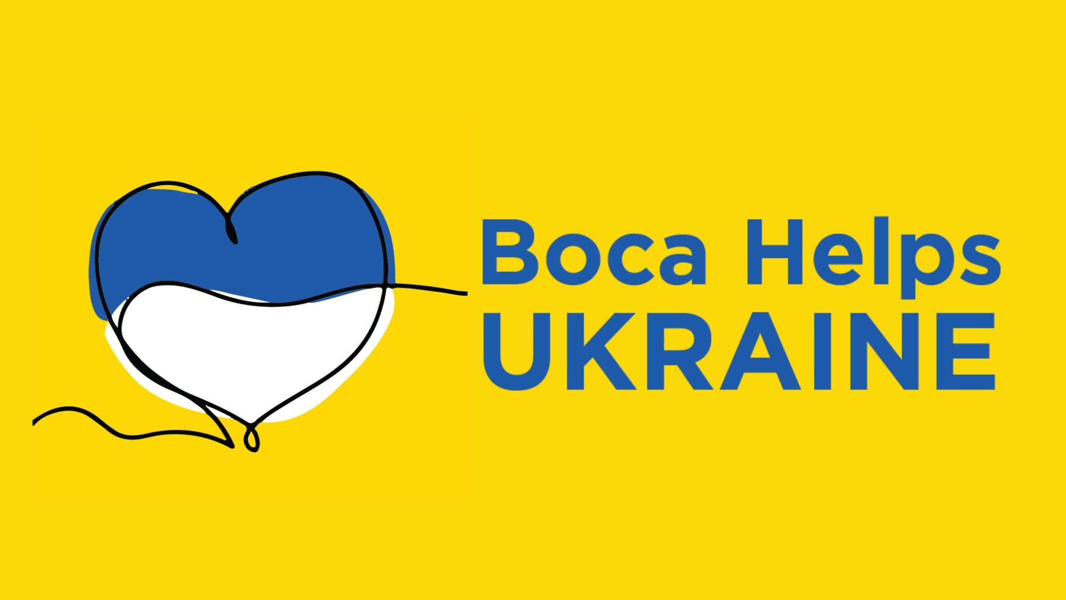 Boca Helps Ukraine logo